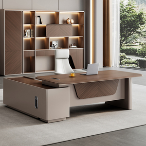 Hot Selling Luxury Modern Custom <strong>Home</strong> Office Furniture High Quality boss <strong>Work</strong> <strong>Table</strong> <strong>Table</strong> De Bureau Moderne Office Desks - Product Image 3