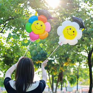 หมวกจบการศึกษาแบบกลุ่มโรงเรียนดอกทานตะวันอุปกรณ์ประกอบฉากงานปาร์ตี้บอลลูน - Product Image 2