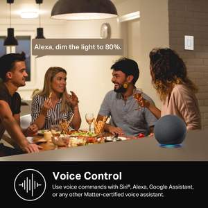 Interruptor inteligente regulable estándar de EE. UU., unipolar, de policarbonato, requiere cable neutro, Wi-Fi de 2.4GHz, compatible con Alexa y Google Home, no requiere hub. - Product Image 4