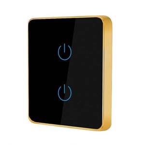 Tuya App Smart WiFi Touch Zigbee Switch WiFi Interruptor inalámbrico con interruptor de marco de metal - Product Image 4