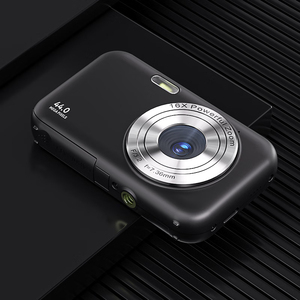 กล้องดิจิตอลขนาดเล็ก Ultra HD 44MP 1080p หน้าจอ LCD 2.4 นิ้ว ชาร์จไฟได้ผ่านพอร์ต USB Type-C พร้อมระบบกันสั่น สำหรับนักเรียน บันทึกวิดีโอ - Product Image 3