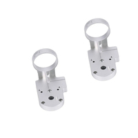 Pièces métalliques usinées CNC sur mesure, support supérieur/inférieur pour caméra, support en alliage d'aluminium, kit de pièces de drone usinées CNC