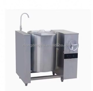 Marmite industrielle à agitation en acier inoxydable de 50 à 500 L, grande capacité, avec agitateur, machine de cuisson automatique - Product Image 4