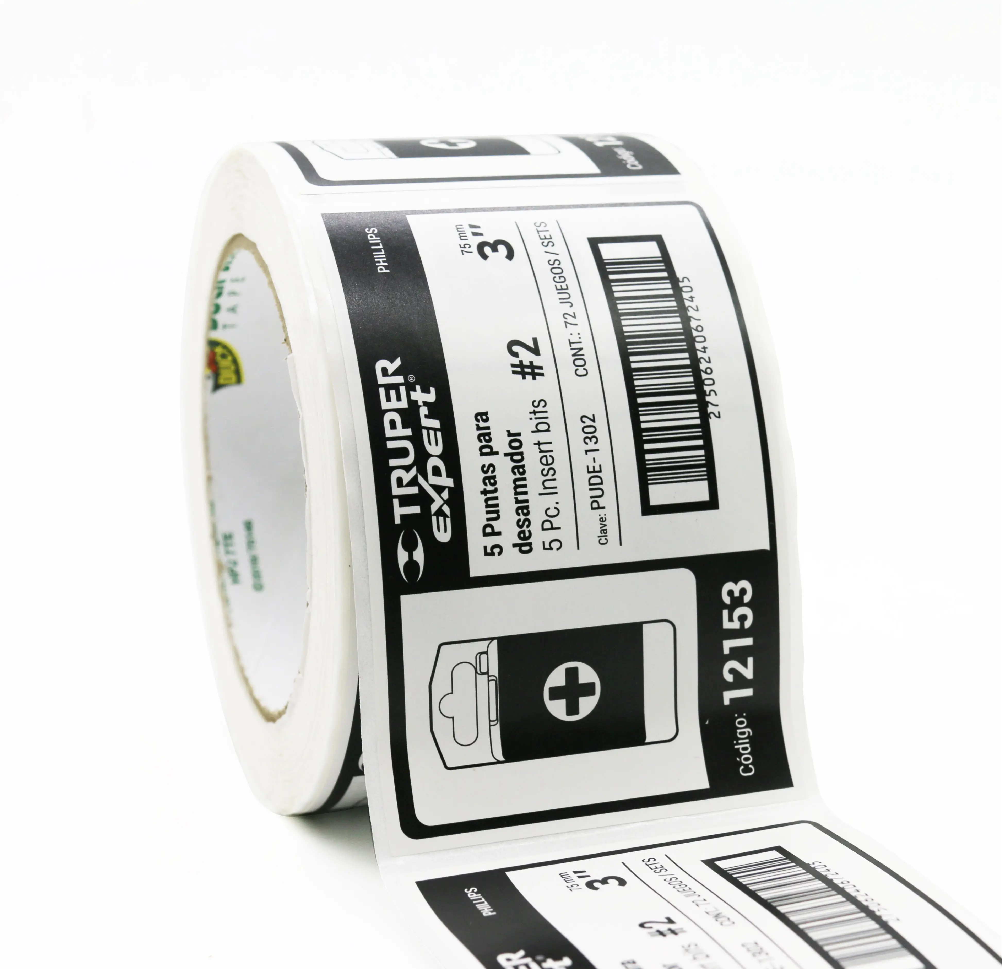 Groothandel Custom Label Sticker Product Levering Logistiek Pakket Informatie Papier Sticker Met Logo Bar Code Vierkante