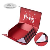 Cajas de Regalo Rígidas de Lujo Personalizadas para Navidad con Cierre Magnético, Estampado en Lámina Dorada y Materiales Reciclados |   Empaque Ecológico