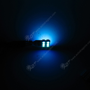 Ampoule LED 5050 SMD RGB T10 194 168 W5W pour éclairage intérieur de voiture, lampe de lecture, 12 LED avec télécommande 24 touches, clignotant stroboscopique - Product Image 5