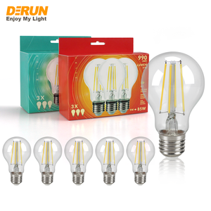 <span class=keywords><strong>Ampoule</strong></span> à <span class=keywords><strong>filament</strong></span> <span class=keywords><strong>LED</strong></span> A60 6W 8W 10W Blanc chaud 3000K 4000K 6500K 110V 230V Clair Perle E27 B22, FMT-A60 - Product Image 5