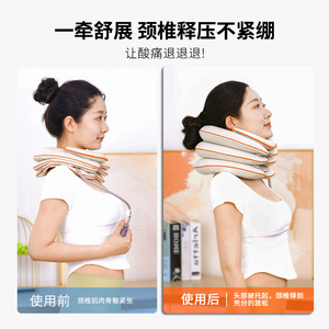 อุปกรณ์ดึงคอแบบเป่าลม ยี่ห้อหลัวไม  แบบใช้มือบีบ  สำหรับการรักษาอาการปวดคอ  ระดับทางการแพทย์ - Product Image 4