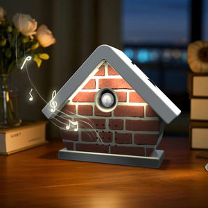 Huisvormige vogelgeluidsbox met meerdere white noise-modi, nachtlampje en timer. Perfect cadeau. - Product Image 6