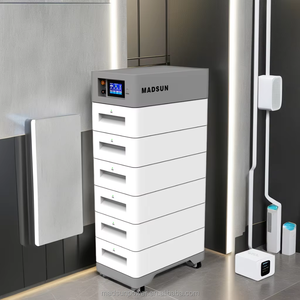 ระบบกักเก็บพลังงานแสงอาทิตย์สำหรับบ้าน Madsun แรงดันสูง 20kWh 25kWh 30kWh 100Ah 5kWh แบตเตอรี่แบบเรียงซ้อนได้ 204.2V 256V 307.2V - Product Image 3