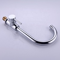 Mitigeur de cuisine de haute qualité design rond 360 rotation eau chaude et froide robinet d'évier de cuisine en laiton