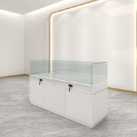 Vitrine de présentation mobile en verre personnalisable pour bijoux, lunettes, téléphones portables, figurines, musées et objets de patrimoine culturel