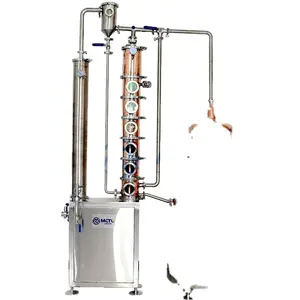 500L Copper Pot Distiller Alcohol Distillery Equipment Brandy Whisky Column Stills
