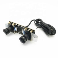 Module de caméra USB2.0 3D VR à vente chaude avec double objectif, résolution 1920x1080P, capteur CMOS, Plug&Play