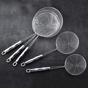 بيع بالجملة مجموعة مصفاة المطبخ من الفولاذ المقاوم للصدأ من الدرجة الغذائية ، مجموعة مقشدة دقيقة وصفي المعكرونة ، مواد معدنية - Product Image 2