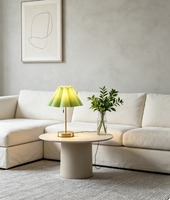Lampe de table sans fil à intensité variable avec charge rapide Type-C, design en tissu et métal, écologique pour salle de lecture