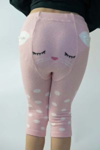 Calzamaglia/leggings senza piede in maglia alla moda per bambina, casual, OEM, in saldo - Product Image 2
