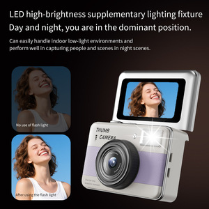 Fotocamera Digitale K11 per Studenti, Regalo di Natale, Schermo da 1,47'', 68MP, Schermo Ribaltabile, Fotocamera Entry-Level con Giochi Integrati per Bambini - Product Image 6