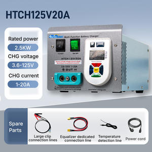 Caricabatterie Regolabile HeltecEnergy 60V <span class=keywords><strong>30A</strong></span>/125V 20A/125V <span class=keywords><strong>30A</strong></span> con Test di Temperatura e Capacità, Caricatore Intelligente per Batterie LFP e Li-ion - Product Image 4