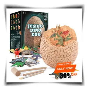 Высокое качество, оптовая продажа, недорогие Яйца динозавра Jumbo Dino, Яйца динозавра, игрушки с 12 различными динозаврами