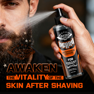 BARBATTLE CPNP GMPC MSDS Factory <span class=keywords><strong>Barber</strong></span> Reduce el enrojecimiento y las quemaduras de la maquinilla de afeitar Spray de Colonia para después del afeitado para hombres Etiqueta privada - Product Image 3