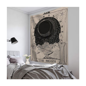 Permadani Hiasan Dinding Permadani Dinding Permadani DIY Kerajinan Sulap India Mode Baru Permadani Kasmir Bulan Matahari - Product Image 2