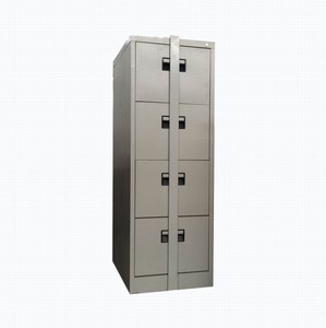 Moderno Archivador Metálico de Acero con 4 Cajones, Gabinete de Almacenamiento Seguro con Barra de Bloqueo para Oficina - Product Image 1