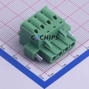 KF2EDGKDM-5.0-4P Plug-in Terminal Block P=5mm Connector Plug Screw Fixing 1x4P 5mm - Product Image 1