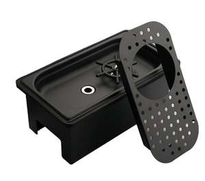 Lave-tasses automatique haute pression de petite taille, rinçateur de verres à fixation sur base pour le nettoyage de l'acier inoxydable haute résistance - Product Image 1