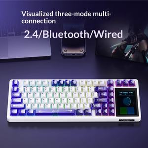 Teclado Mecánico AULA Tarantula L99 con Retroiluminación RGB, Ritmo Musical, Pantalla Táctil <span class=keywords><strong>LPS</strong></span> de 3.98 Pulgadas, Inalámbrico 2.4, Tres Modos de Juego - Product Image 3