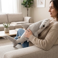 Peluche de Tiburón Martillo Realista Personalizado, Muñeco de Animal Marino Suave para Acuario, Recuerdo, Fiesta Temática Oceánica, Fabricante OEM ODM