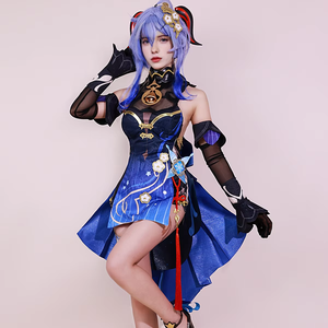 Disfraz de <span class=keywords><strong>Cosplay</strong></span> de <span class=keywords><strong>Ganyu</strong></span> con Nuevo Atuendo de Genshin Impact, Disfraz de <span class=keywords><strong>Cosplay</strong></span> de Twilight Blossom Gan Yu, Conjunto Completo de Uniforme de <span class=keywords><strong>Cosplay</strong></span> - Product Image 1