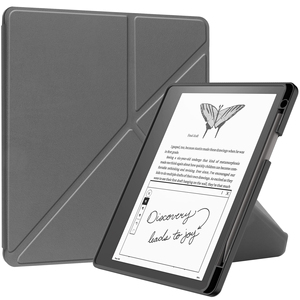 PU Leather Case For Kindle Scribe 10.2 Inch With Pencil Holder Shockproof Ebook Cover For Kindle Scribe 2022