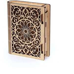 Hộp Đựng Sách Khắc Khắc Hình Băng Cassette Trang Trí Bằng Gỗ Và Cắt Laser Hộp Gỗ Chạm Khắc - Product Image 4