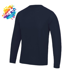 Camiseta de Manga Larga de Buena Calidad de Formula1 Industries, Personalizada, de Secado Rápido, 100% Algodón, a Rayas, Informal, para Hombre - Product Image 3