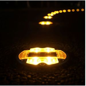 Marcador de Carril de Tráfico de Alta Visibilidad, Reflectante y Resistente, Tachuela de Aluminio para Demarcación de Carriles de <span class=keywords><strong>Carretera</strong></span>, Seguridad Vial - Product Image 3