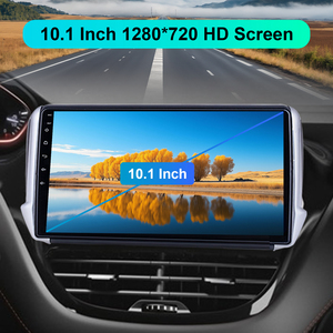 Autoradio multimédia Android CUSP 10,1 pouces Octa-Core avec GPS intégré, Carplay, DSP, USB, FM stéréo pour <span class=keywords><strong>Peugeot</strong></span> 208 2013-2018 - Product Image 2