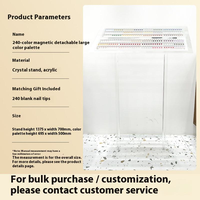 Échantillon de vernis à ongles de qualité salon, outil de comparaison des couleurs, plaques de présentation d'ongles en acrylique, livre de présentation, support de présentation - Ongles professionnels
