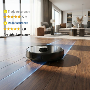 Robot aspirateur intelligent à navigation laser, 3-en-1, balayage et lavage avec forte aspiration et itinéraire intelligent pour sols durs domestiques - Product Image 6