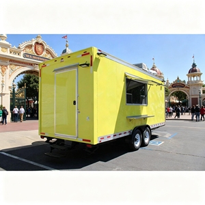 Nuevo Food Truck Retro Moderno de Acero Inoxidable y Fibra de Vidrio, Resistente a la Corrosión, para Uso en Exteriores, con Quemador para Helados y Papas Fritas, Plancha y Parrilla - Product Image 4