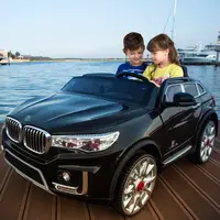 Nieuwe Bmm X7 12V Dubbele Zitting Rit Op Auto 'S Met Krachtige Wielen Elektrische Auto Kids Mothercare Baby Auto