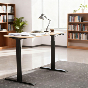 Điện chiều cao có thể điều chỉnh nâng Bảng viết bàn ngồi đứng lên bàn văn phòng bàn có thể điều chỉnh chiều cao khung bàn - Product Image 5