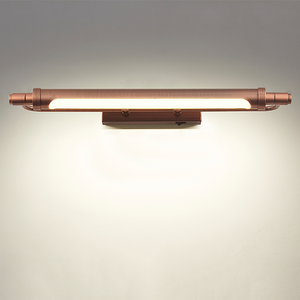 Lampe murale LED moderne avec miroir lumineux, finition dorée, indice de protection IP44, intensité réglable, garantie de 3 ans, pour usage domestique et hôtelier - Product Image 6