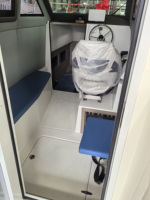 Perahu Pancing Grandsea Panjang 8.88m FRP Walkaround Outboard Barco De Pesca Sport Fishing Boat dengan Mesin Dijual