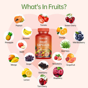 ओम निजी लेबल प्राकृतिक 100% जैविक संपूर्ण खाद्य सुपरग्रीन फल कैप्सूल विटामिन और खनिजों के साथ पूरक - Product Image 6