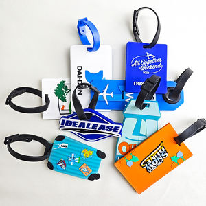 Kişiselleştirilmiş Çevre Dostu Serigrafi Baskılı Promosyon Bagaj Etiketi Özelleştirilebilir Seyahat Tanımlayıcı Özel Renkli Logo Hediye - Product Image 4