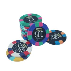 Jetons de poker professionnels surdimensionnés en céramique 19g 55mm ou autres grandes tailles, logo personnalisé, ensemble pour <span class=keywords><strong>casino</strong></span>, club de poker, <span class=keywords><strong>jeu</strong></span> - Product Image 6