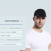 Gorra de Ciclismo Ligera con Protección UV TOSUOD, Personalizable con Logotipo, Se Ajusta Debajo del Casco