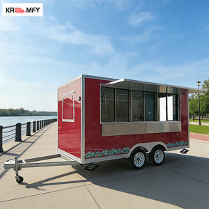 Carreta de Comida Móvil Multifuncional, Remolcable, de Acero Galvanizado, Fibra de Vidrio y Aluminio, con Certificación DOT VIN CE, para Venta de Hot Dogs - Product Image 1