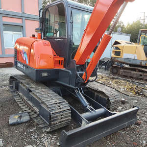 Mini Excavadora hidráulica usada DOOSAN DH60 Precio bajo Buen estado Mini excavadora usada sobre orugas DOOSAN DH 55 DX60 DX55 en venta - Product Image 2